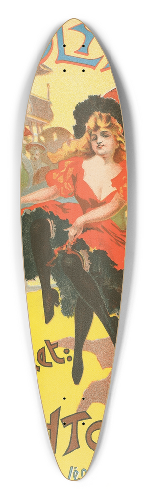 Jean de Paleologue - Grand Ballet Brighton 39.3 inch art pintail longboard deck
