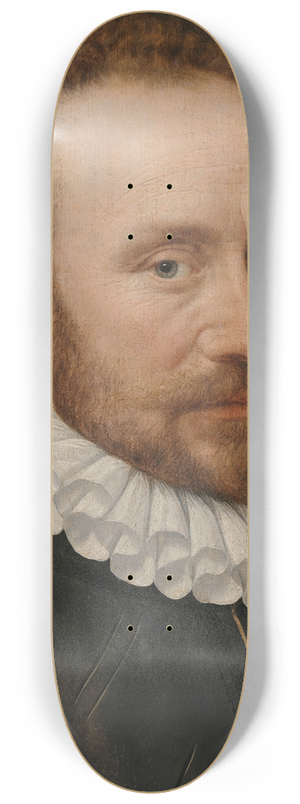 Adriaen Thomasz. Key - Portrait of a Man 8.25 inch art skate deck