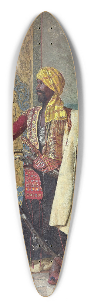 Jean Discart - The Harem guard 39.3 inch art pintail longboard deck