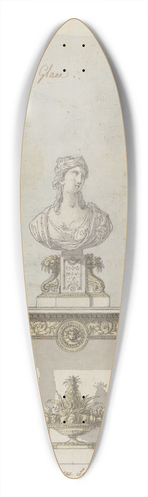 Jean Dmosthne Dugourc - Wall Elevation for a Salon 39.3 inch art pintail longboard deck