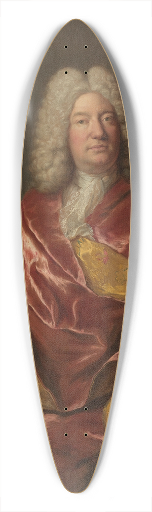 Jean-Franois de Troy - Portrait Of A Man 39.3 inch art pintail longboard deck
