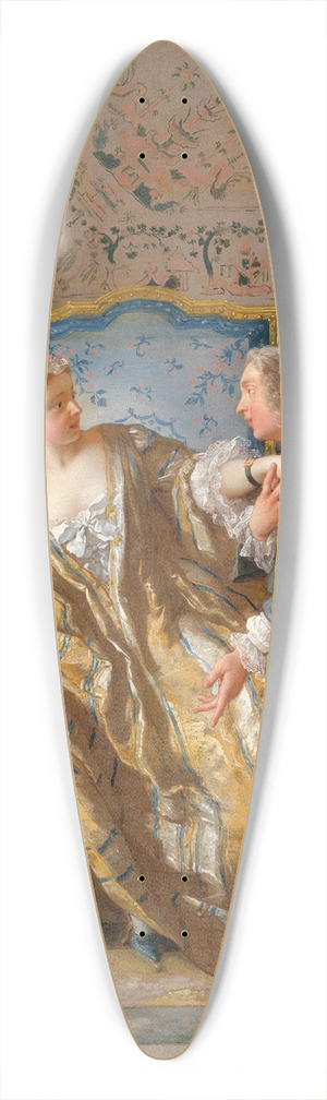 Jean-Franois de Troy - The Garter 39.3 inch art pintail longboard deck