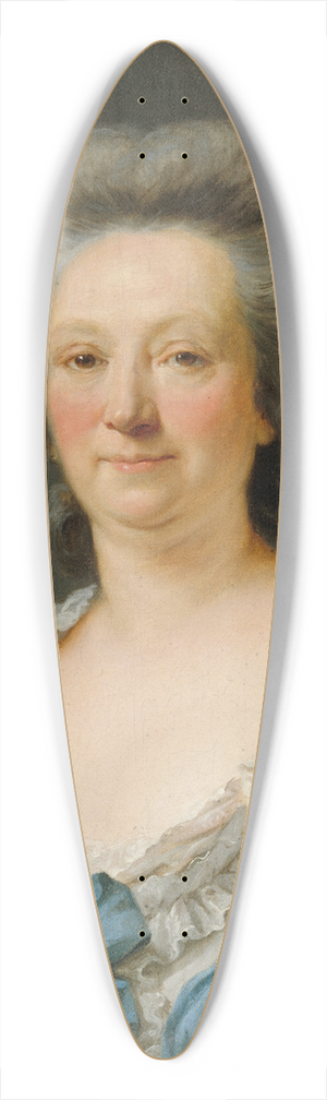 Jean-Franois Gilles Colson - Portrait de femme autrefois identifie comme Mme Geoffrin 39.3 inch art pintail longboard deck Jean-Franois Gilles Colson - Portrait de femme autrefois identifie comme Mme Geoffrin 39.3 inch art pintail longboard deck