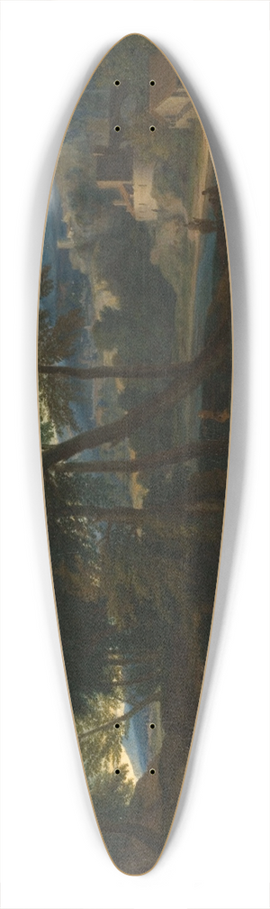 Jean-Franois Millet - Pastorale avec un jeune ptre et une femme avec un enfant dans les bras 39.3 inch art pintail longboard deck