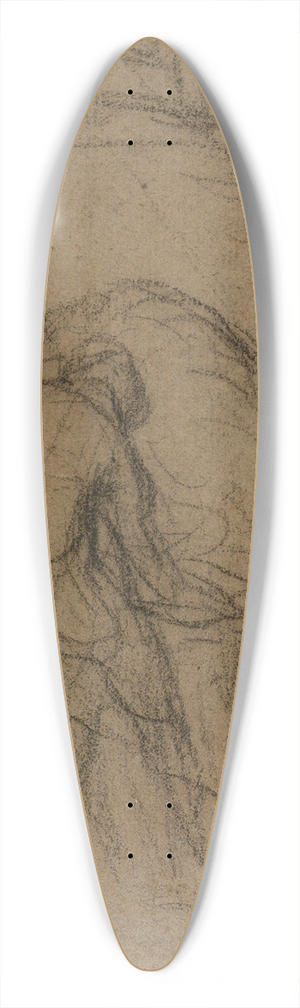 Jean-Franois Millet - Peasants Unloading Sacks From A Horse 39.3 inch art pintail longboard deck