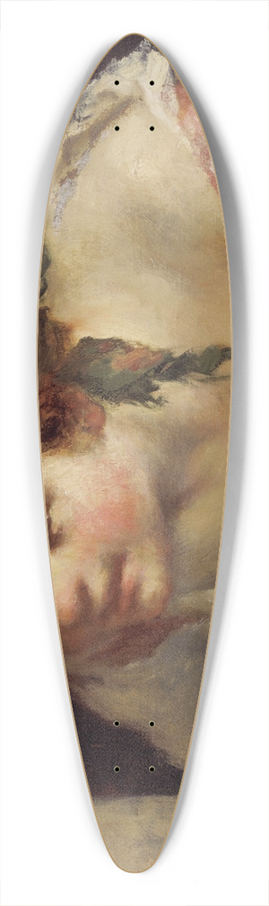 Jean-Franois Millet - Young Woman 39.3 inch art pintail longboard deck