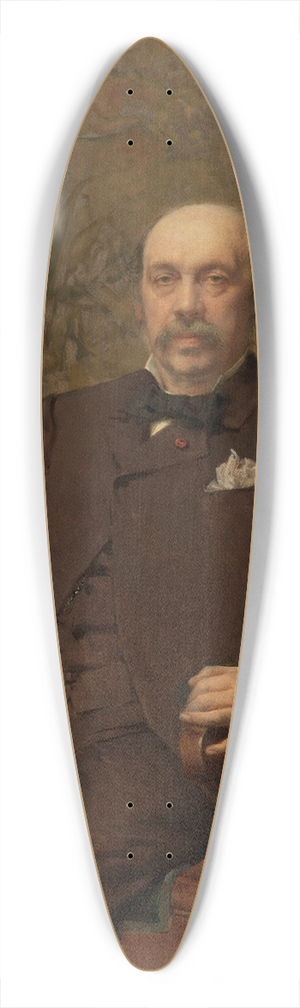 Jean Franois Portaels - Self Portrait 39.3 inch art pintail longboard deck