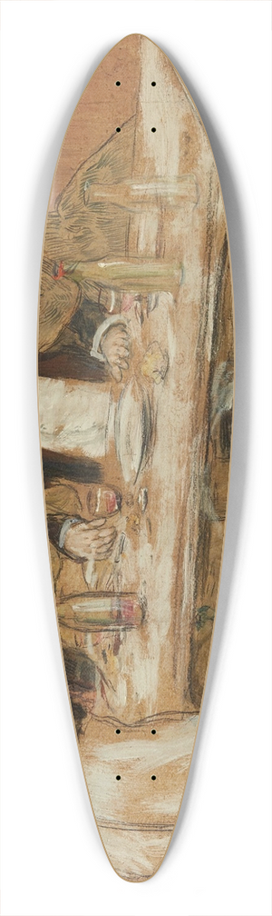 Jean Franois Raffalli - Le provincial Paris 39.3 inch art pintail longboard deck