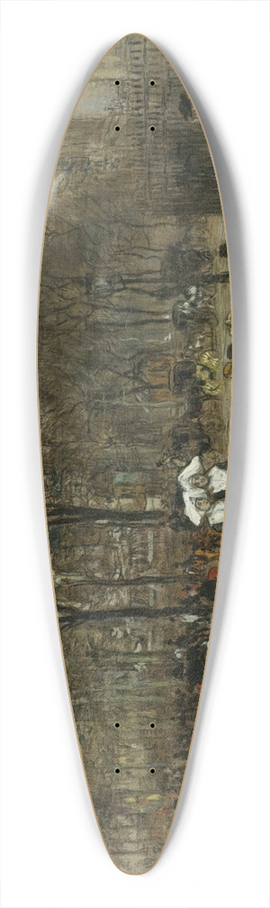 Jean Franois Raffalli - Place St. Sulpice, Paris 39.3 inch art pintail longboard deck