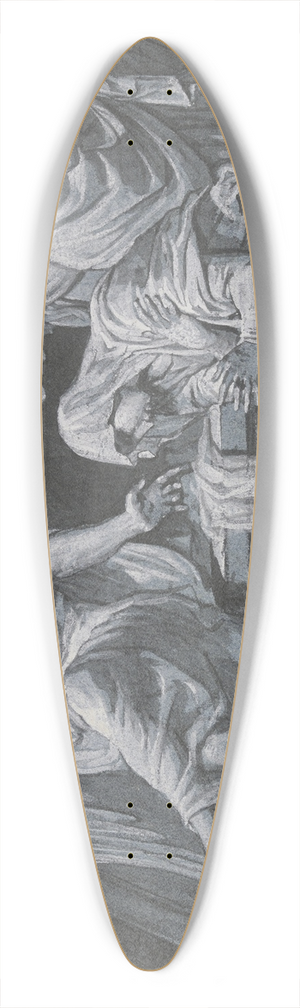 Jean Grandjean - Der Engel mir den drei Marien am leeren Grabe Christi 39.3 inch art pintail longboard deck