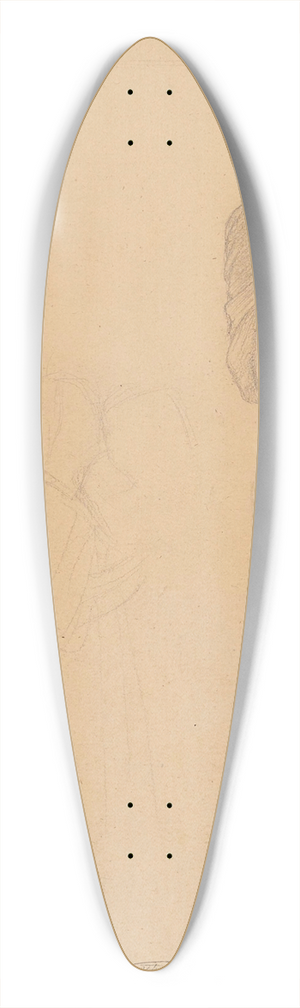 Jean-Hippolyte Flandrin - la procession des Saintes Femmes 39.3 inch art pintail longboard deck