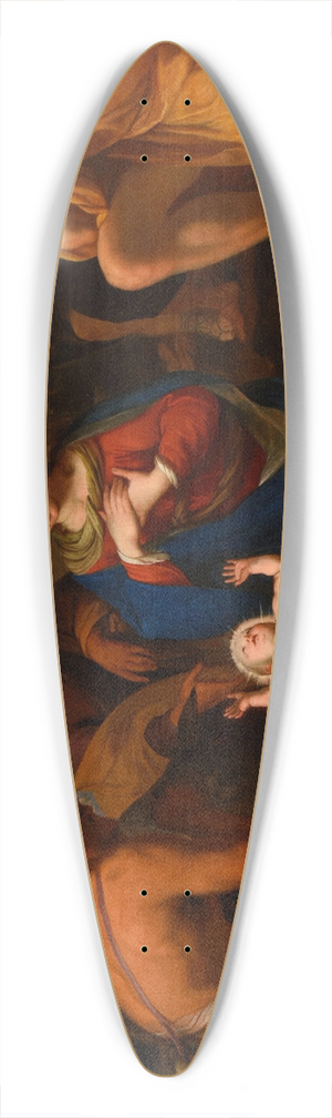 Jean Hlart - LAdoration des Bergers 39.3 inch art pintail longboard deck