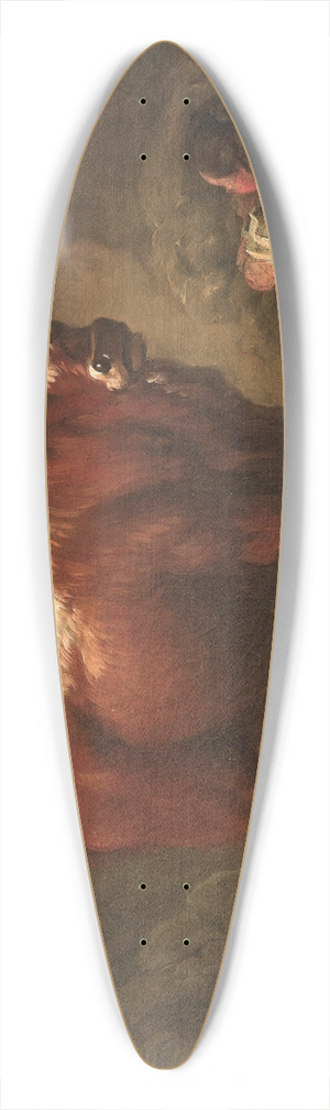 Jean-Honor Fragonard - Intrieur dtable 39.3 inch art pintail longboard deck