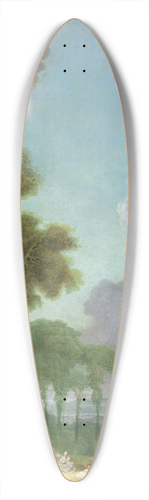Jean-Honor Fragonard - The Swing 39.3 inch art pintail longboard deck