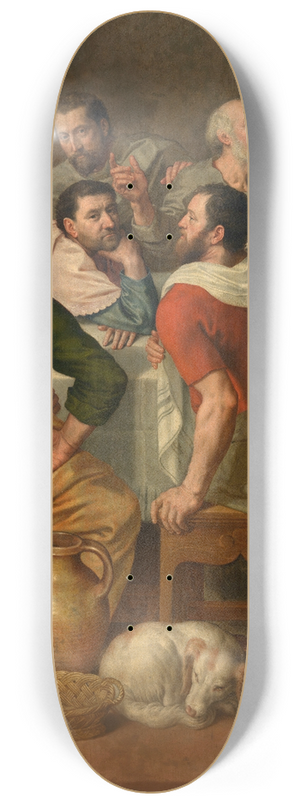 Adriaen Thomasz. Key - The Last Supper 8.25 inch art skate deck Adriaen Thomasz. Key - The Last Supper 8.25 inch art skate deck