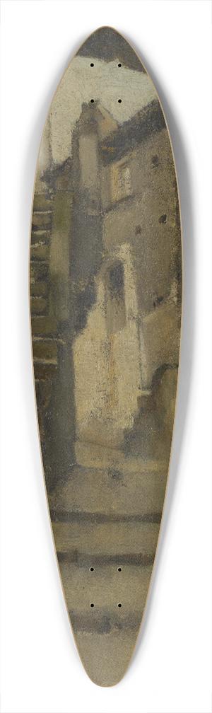 Jean-Jacques Henner - Escalier dans une ruelle  Rome 39.3 inch art pintail longboard deck
