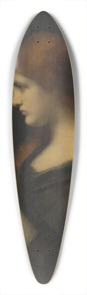 Jean-Jacques Henner - Young Woman Praying 39.3 inch art pintail longboard deck