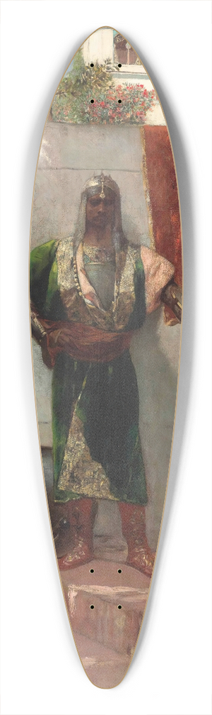 Jean-Joseph-Benjamin Constant - A Janissary 39.3 inch art pintail longboard deck