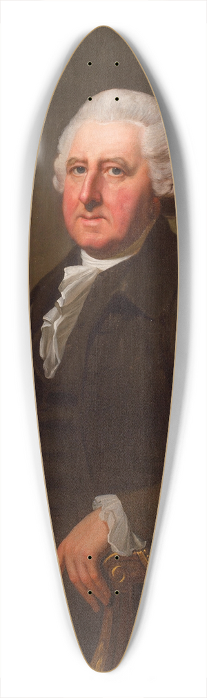 Jean Laurent Mosnier - A portrait of a gentleman 39.3 inch art pintail longboard deck