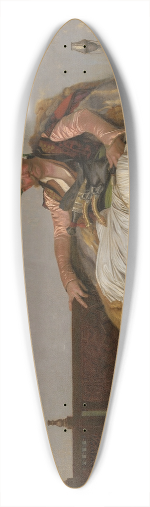 Jean-Lon Grme - A Bashi-Bazouk Chieftan 39.3 inch art pintail longboard deck