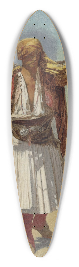 Jean-Lon Grme - Arnaut Officer 39.3 inch art pintail longboard deck