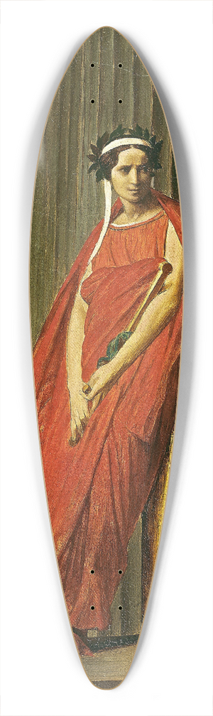 Jean-Lon Grme - Rachel 39.3 inch art pintail longboard deck Jean-Lon Grme - Rachel 39.3 inch art pintail longboard deck