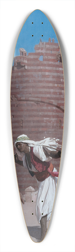 Jean-Lon Grme - The runners of the Pasha 39.3 inch art pintail longboard deck Jean-Lon Grme - The runners of the Pasha 39.3 inch art pintail longboard deck