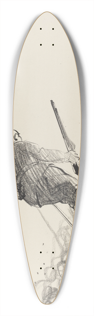 Jean-Louis Forain - 7me 1914 39.3 inch art pintail longboard deck