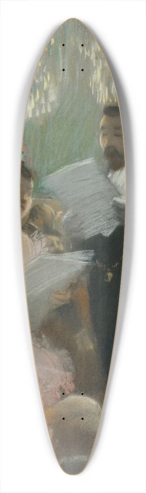 Jean-Louis Forain - The Orchestra 39.3 inch art pintail longboard deck Jean-Louis Forain - The Orchestra 39.3 inch art pintail longboard deck