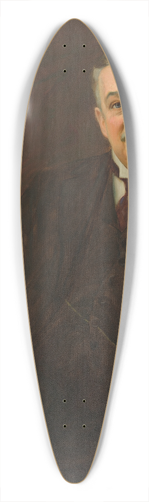 Jean Mannheim - King Camp Gillette 39.3 inch art pintail longboard deck
