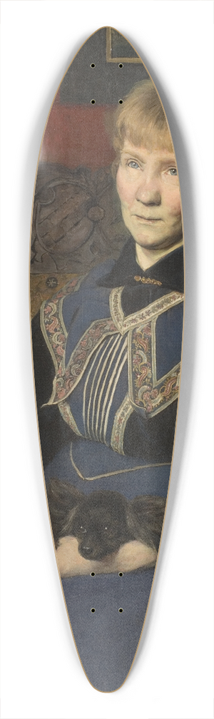 Jeanna Bauck - The artists sister 39.3 inch art pintail longboard deck
