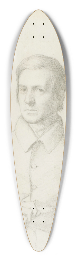 Jean-Paul Flandrin - Portrait of Jean-Louis Lacuria 39.3 inch art pintail longboard deck