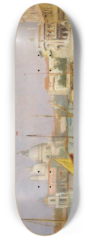 Charles Landelle - View Of Venice 8.25 inch art skate deck