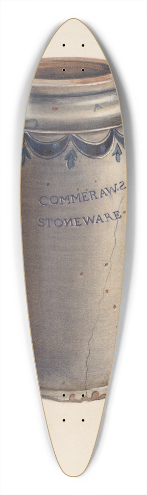 Jean Peszel - Jar 39.3 inch art pintail longboard deck