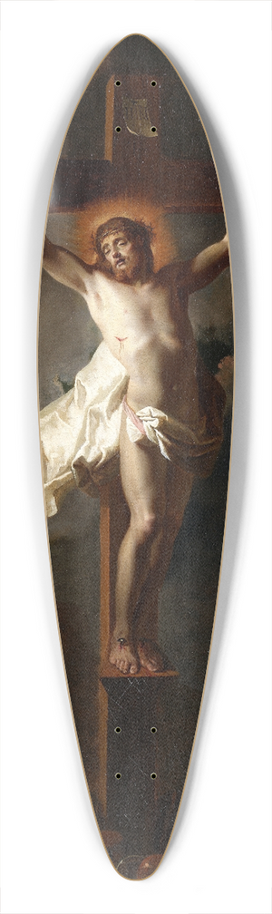 Jean Ranc - Christ on the cross 39.3 inch art pintail longboard deck Jean Ranc - Christ on the cross 39.3 inch art pintail longboard deck
