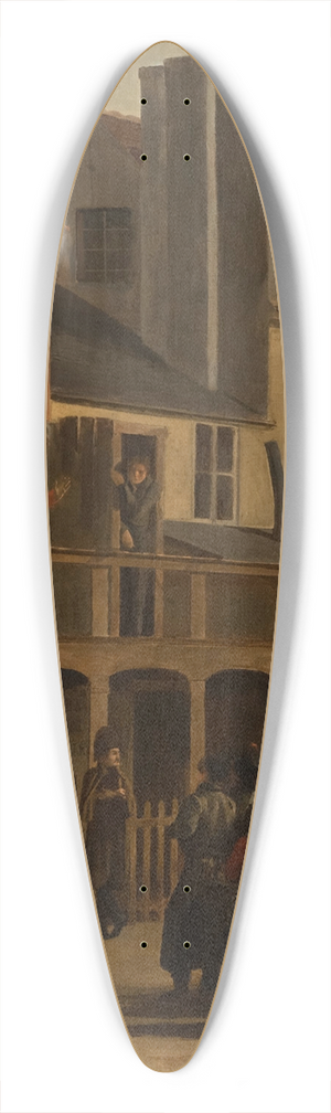 Jean Roller - La Parade de Bobche et Galimafr, boulevard du Temple 39.3 inch art pintail longboard deck