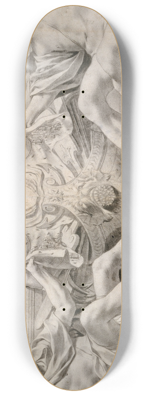 Charles Le Brun - Allegory in Honor of Cardinal Richelieu 8.25 inch art skate deck Charles Le Brun - Allegory in Honor of Cardinal Richelieu 8.25 inch art skate deck
