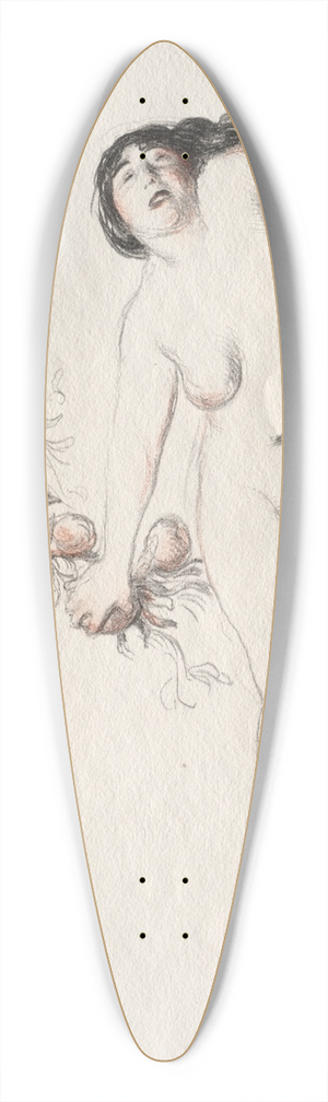 Jean Veber - Eve 39.3 inch art pintail longboard deck