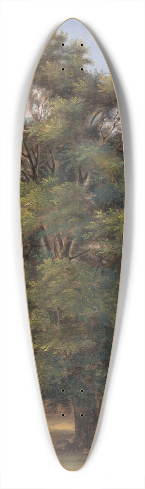 Jean-Victor Bertin - Study of a Tree 39.3 inch art pintail longboard deck