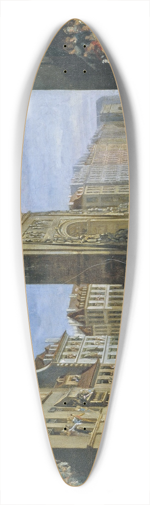 Jean Zippel - Le Passage des souverains allis sur le boulevard Saint-Denis, le 10 avril 1814 39.3 inch art pintail longboard deck