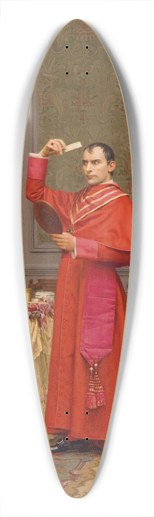 Jehan Georges Vibert - La Comparaison 39.3 inch art pintail longboard deck