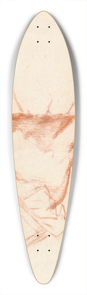 Jens Juel - En mands hjre hnd sat i siden 39.3 inch art pintail longboard deck Jens Juel - En mands hjre hnd sat i siden 39.3 inch art pintail longboard deck