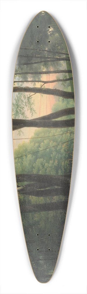 Jens Juel - The Dancing Glade at Sorgenfri, North of Copenhagen 39.3 inch art pintail longboard deck