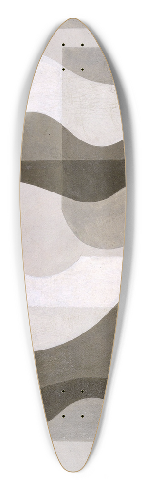 Jessica Dismorr - Superimposed Forms 39.3 inch art pintail longboard deck