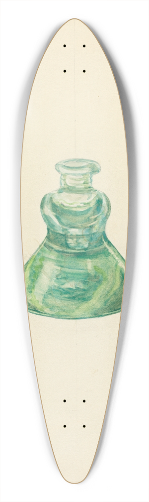 Jessica Price - Inkwell 39.3 inch art pintail longboard deck
