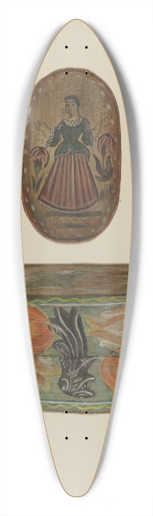 Jessica Price - Pa. German Brides Box 39.3 inch art pintail longboard deck