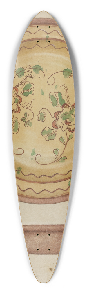 Jessica Price - Pa. German Dish 39.3 inch art pintail longboard deck