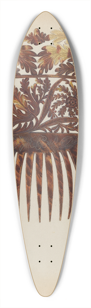 Jessie M. Benge - Comb 39.3 inch art pintail longboard deck