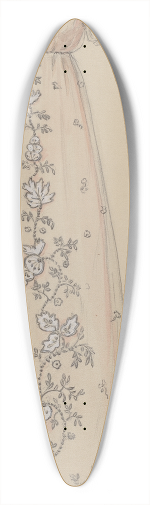 Jessie M. Benge - Dress 39.3 inch art pintail longboard deck