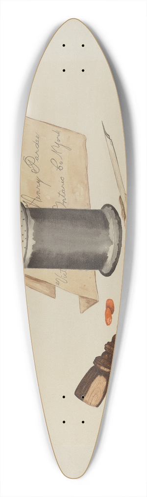 Jessie M. Youngs - Sand Shaker 39.3 inch art pintail longboard deck